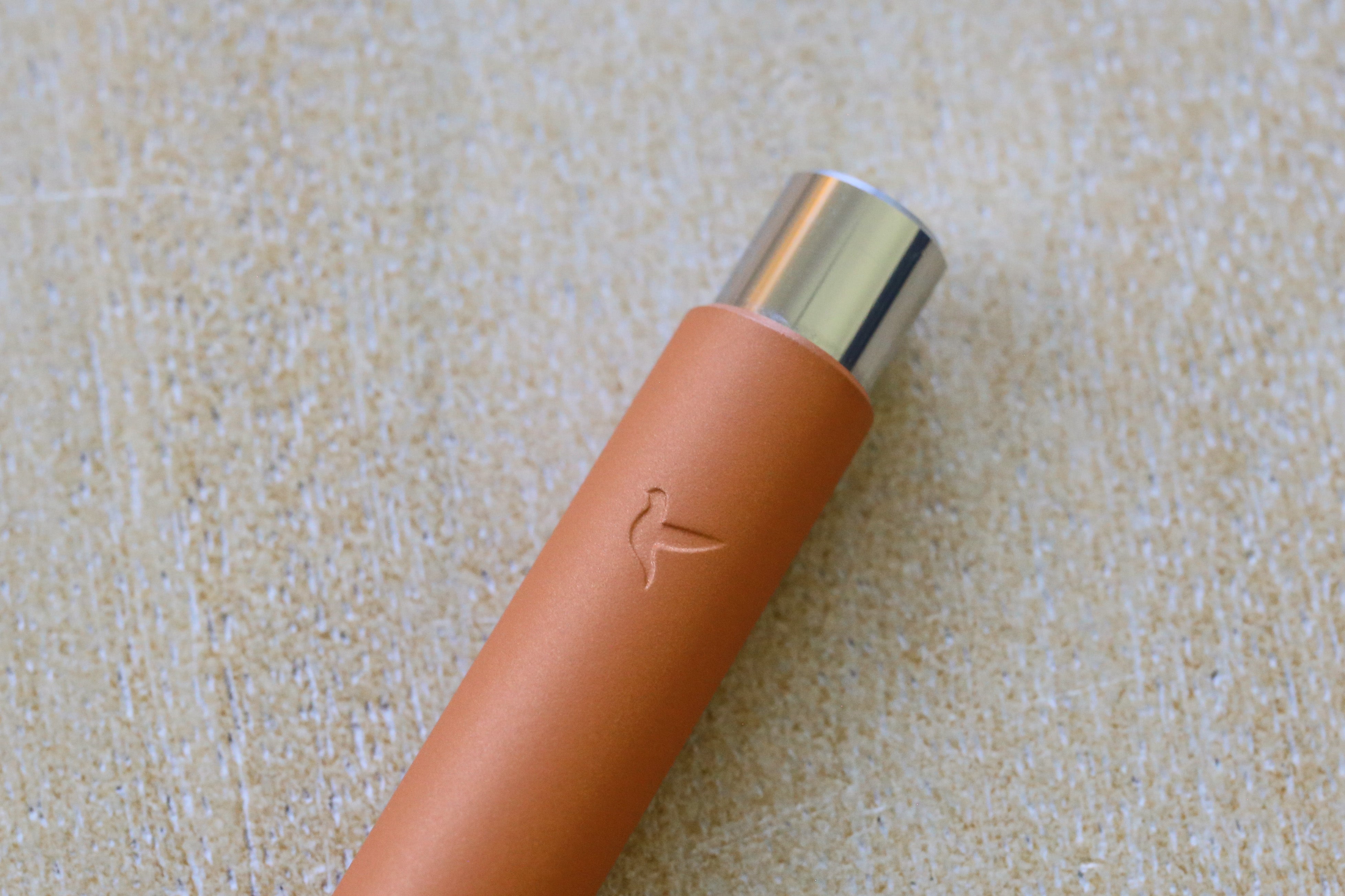A mark one pen on with a bird logo.